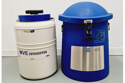 MVE CryoShipper 8.5升容器，帶ShipsLog 3溫度，帶數(shù)據(jù)記錄器